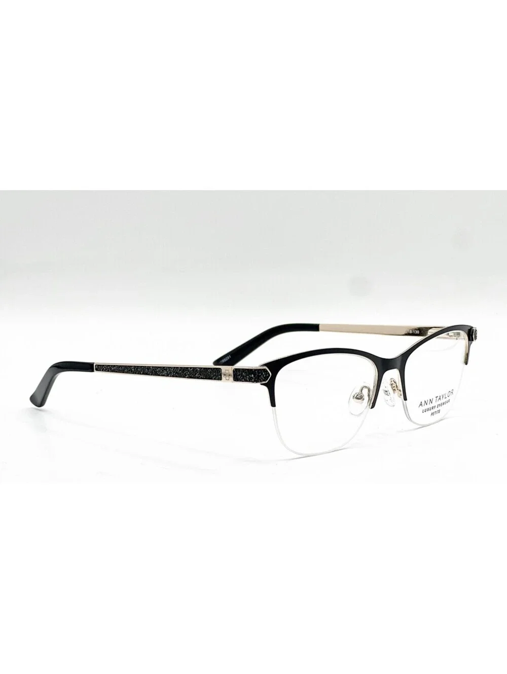 Ann Taylor Atp012 C01 Matte Black Authentic Eyeglasses 50-16-130